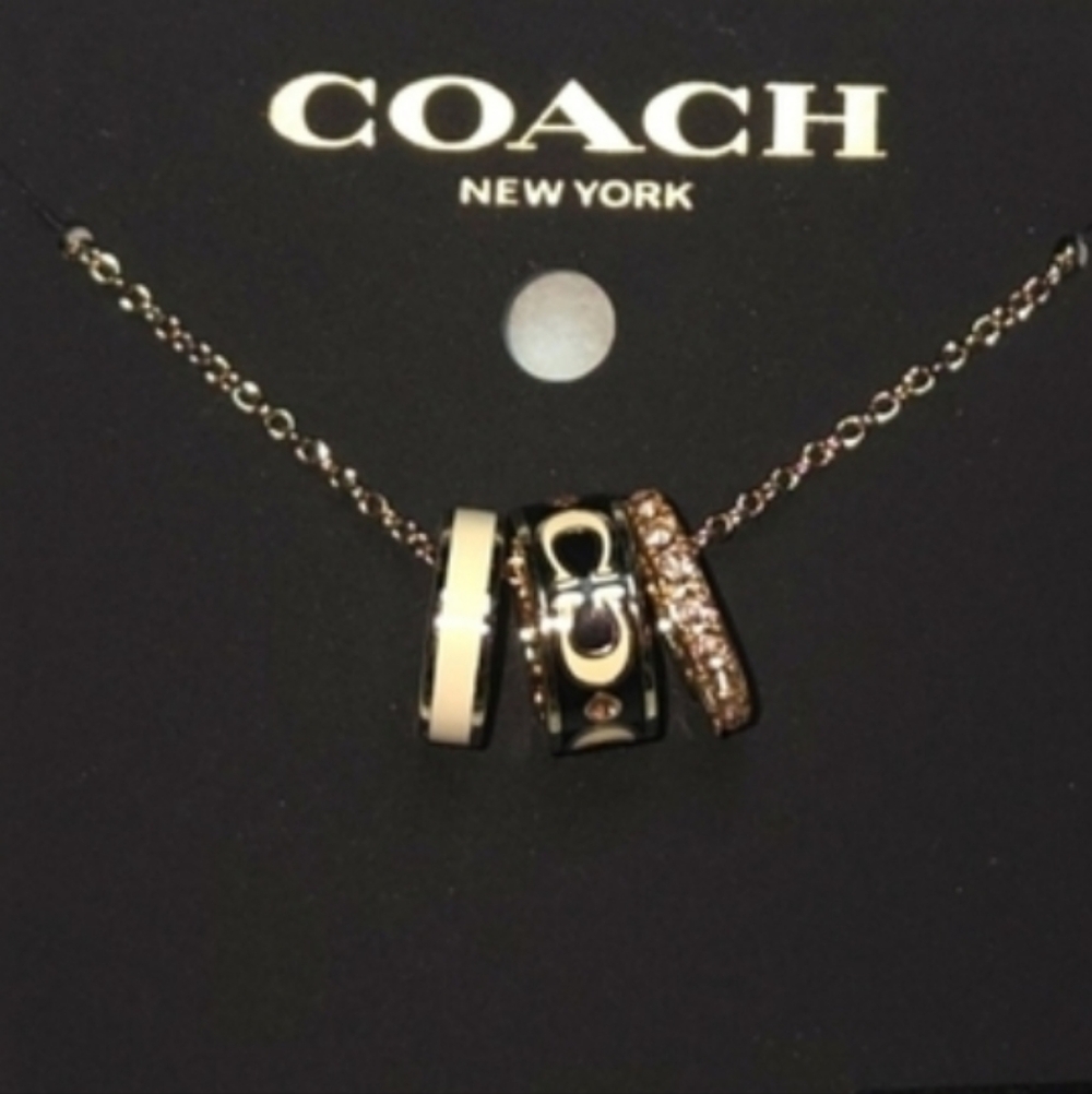 ✨️Moving SALE✨️Coach Women's Gold and Silver Necklace